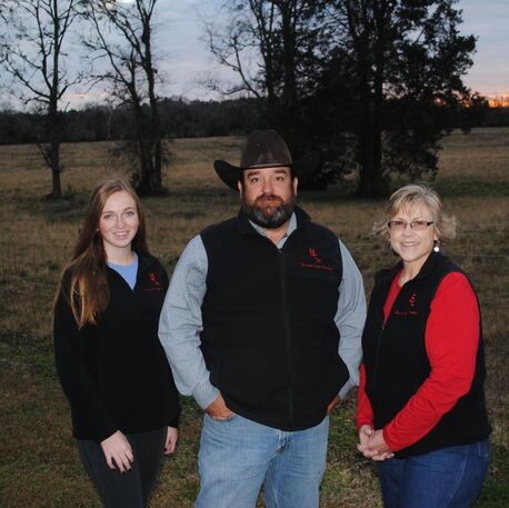 Photos of Blackbelt Cattle Marketing Partners: Jessie Tucker, Jeremy May and Lisa Kriese-Anderson